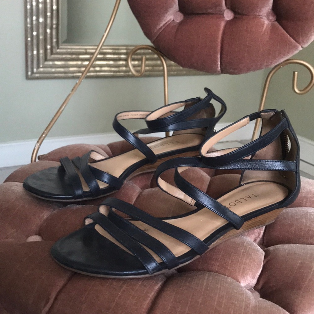 Talbots black sandals!